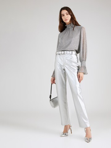 b.young Regular Trousers 'DEASI' in Silver