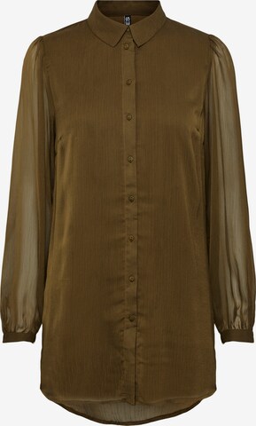 PIECES Blouse in Groen: voorkant