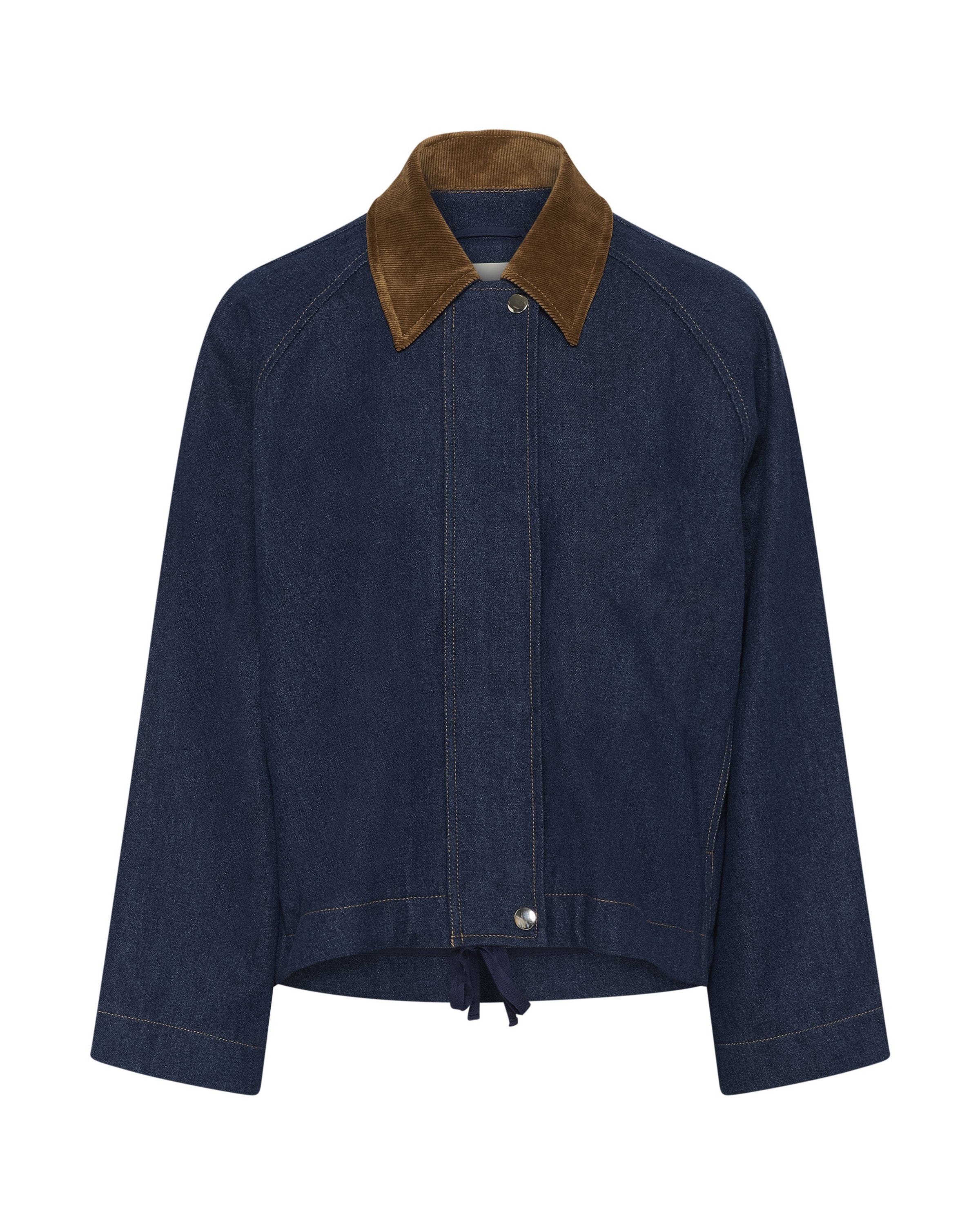 SOAKED IN LUXURY Veste mi-saison 'SLJannine' en bleu foncé, Vue avec produit