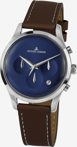 Jacques Lemans Analog Watch in Brown: front