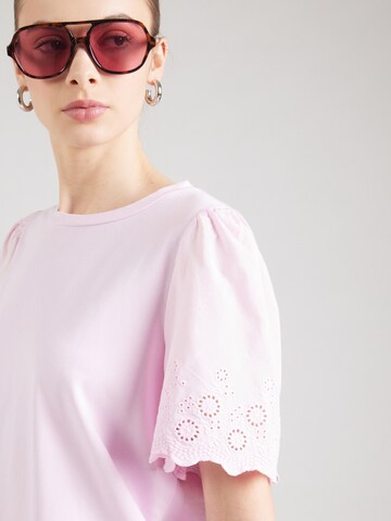 VILA T-shirt i rosa