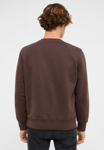 MUSTANG Sweatshirt 'Clio' in Brown