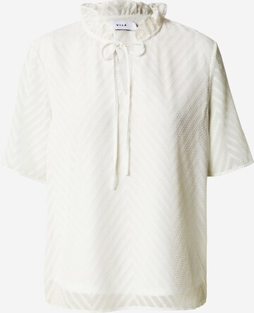 VILA - Blusa 'MICHELLE' em branco: frente