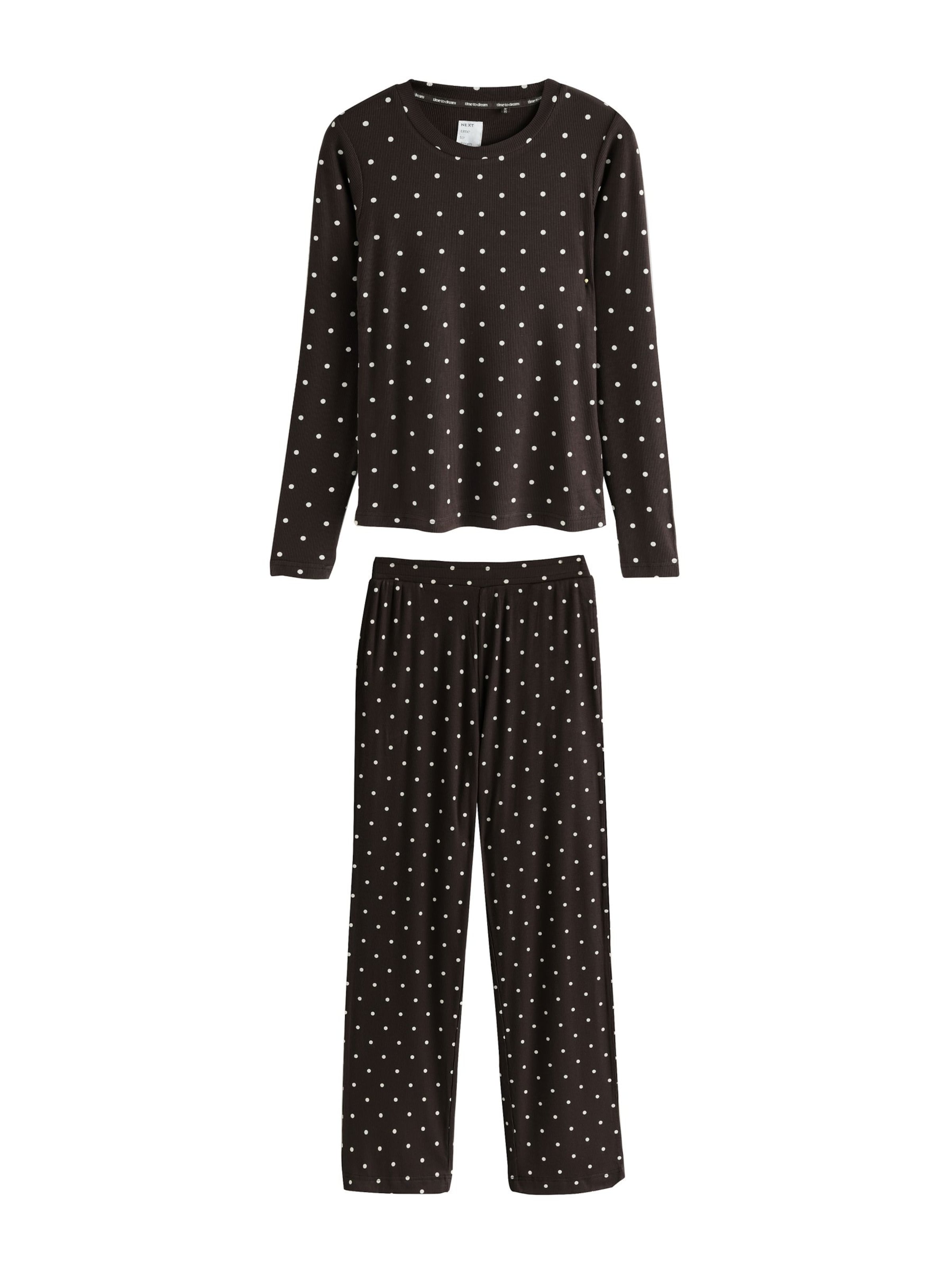 Pyjama Next en noir : devant