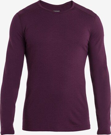T-Shirt fonctionnel '200 Oasis' ICEBREAKER en violet : devant
