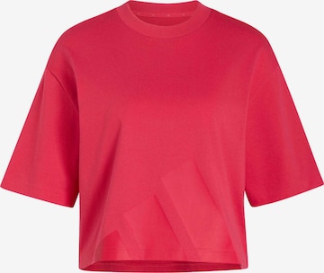 ADIDAS SPORTSWEAR Функциональная футболка 'Essentials' в Ярко-розовый: спереди