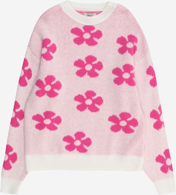 ONLY GIRLS Пуловер в бяло: отпред