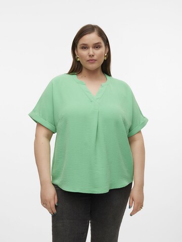 Vero Moda Curve Blouse in Green: front