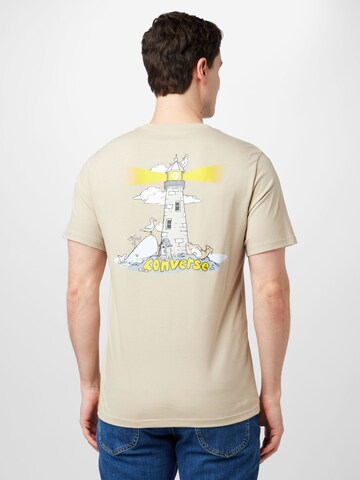 CONVERSE T-Shirt 'LIGHTHOUSE' in Beige