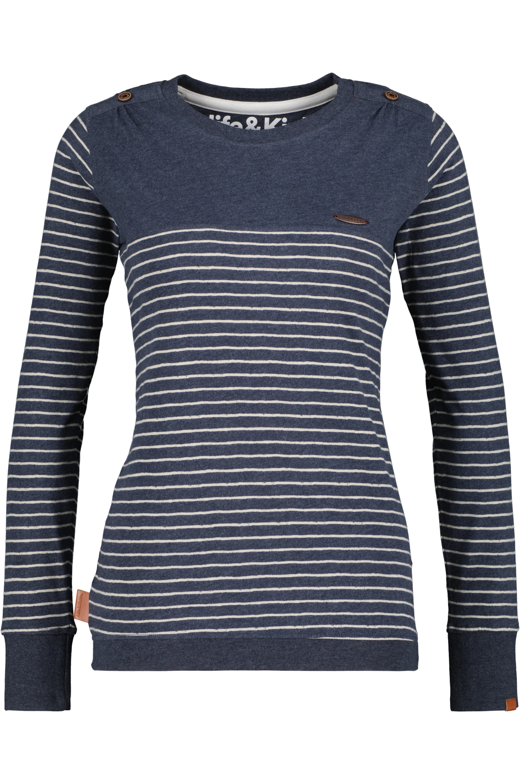 T-shirt alife & kickin en bleu : devant