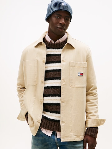 Tommy Jeans Kurtka przejściowa 'ESSENTIAL' w kolorze beżowy: przód