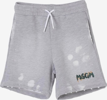 MSGM Regular Hose 'Bermuda felpa grigio per bambino' in Grau: Vorderseite