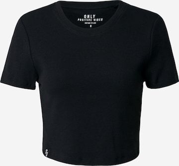 Tricou 'BETTY' de la ONLY pe negru: față