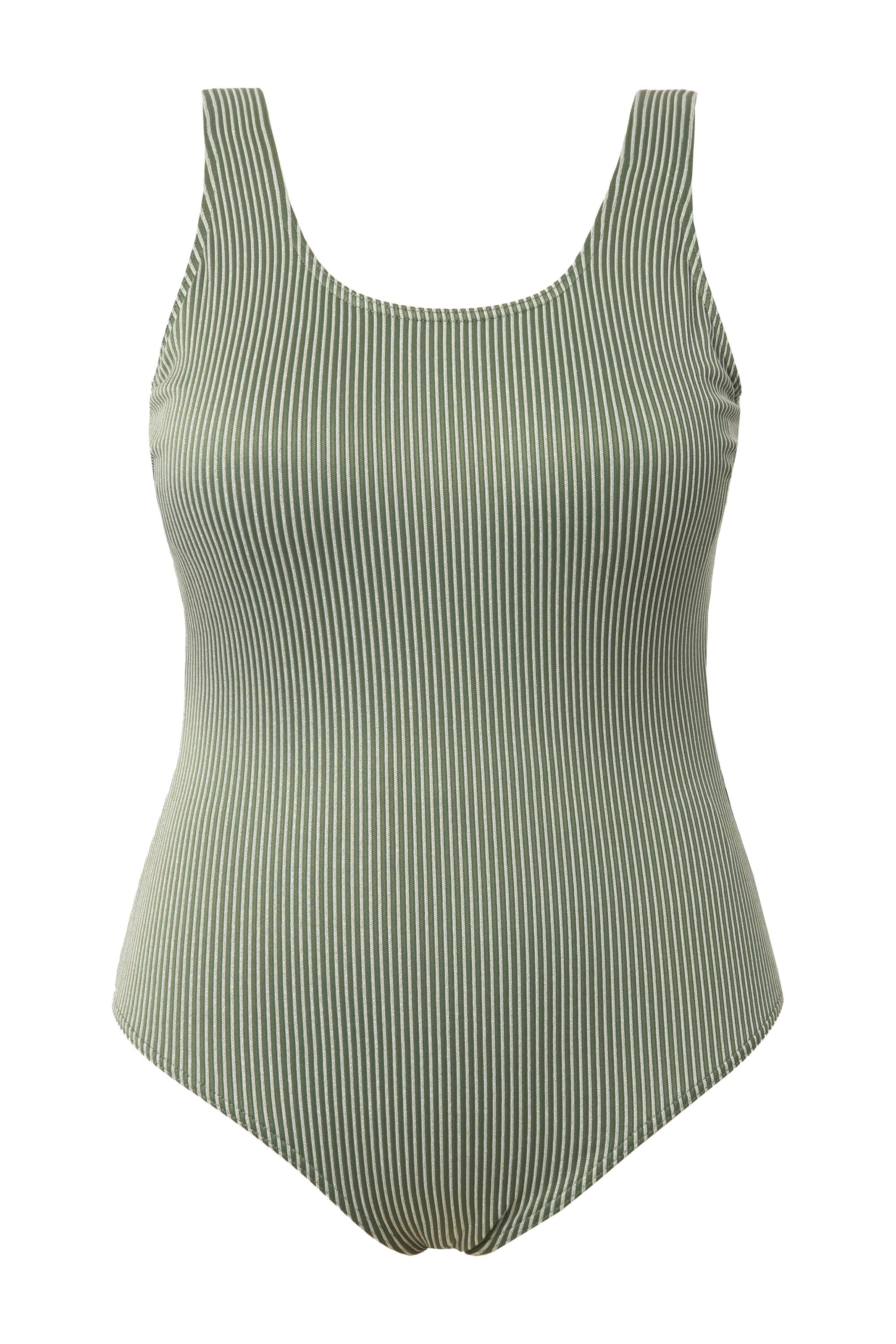 Bustier Maillot de bain Studio Untold en vert : devant