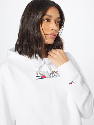 Sweat-shirt Tommy Jeans en blanc