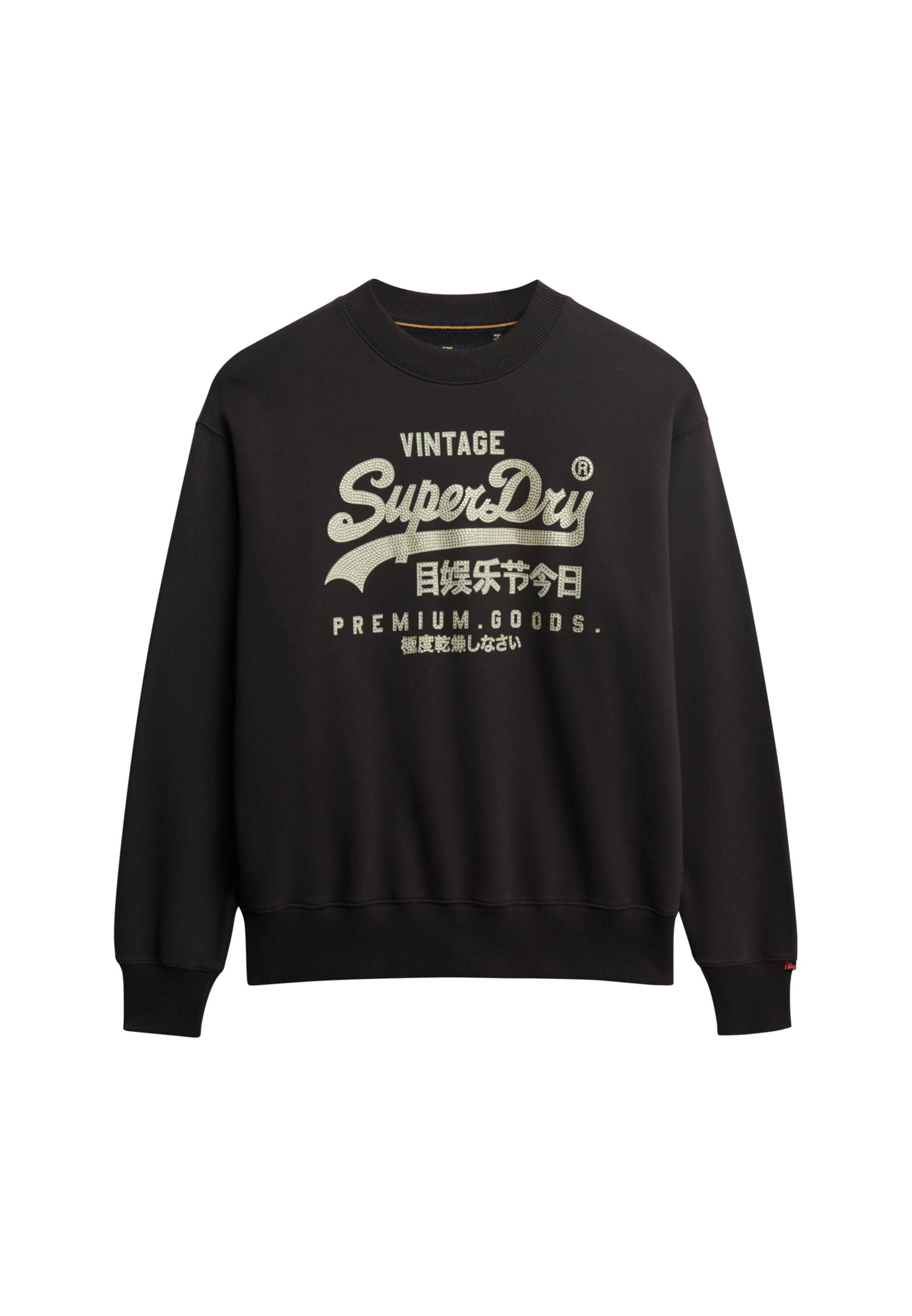 Superdry & Co Sweatshirt in Black: front