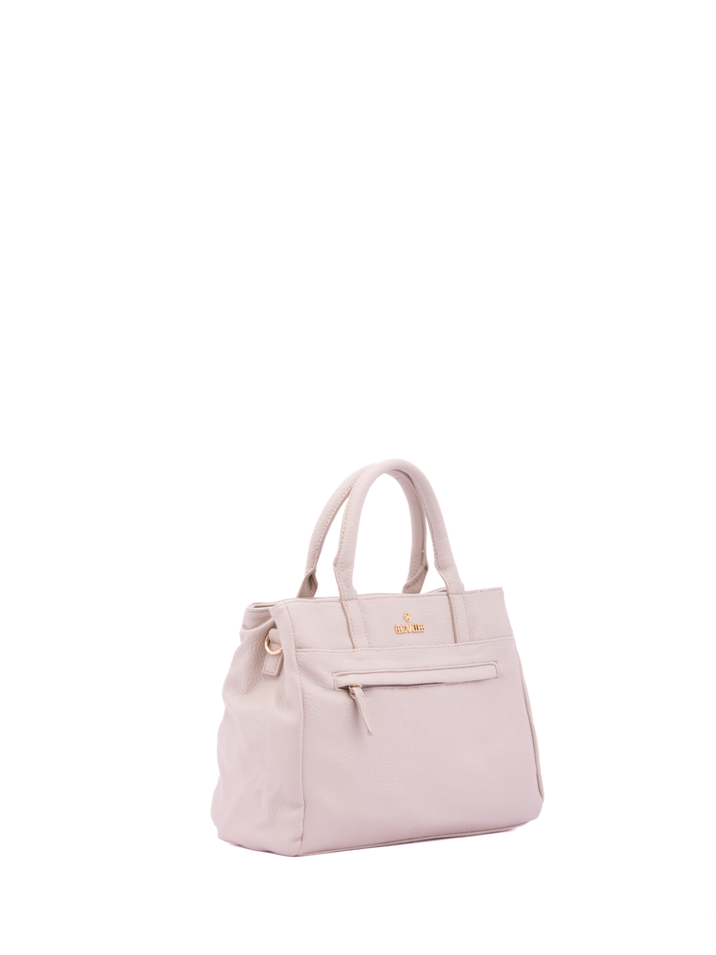 Borsa a mano 'Borsa a Mano Donna B Cavalli Ecopelle Zip - 30x22x10 cm' di B. Cavalli in beige