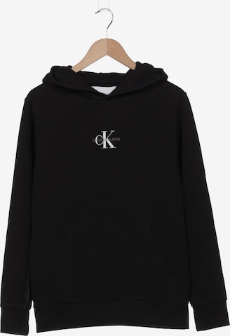 Calvin Klein Jeans Sweatshirt & Zip-Up Hoodie in M in Black: front