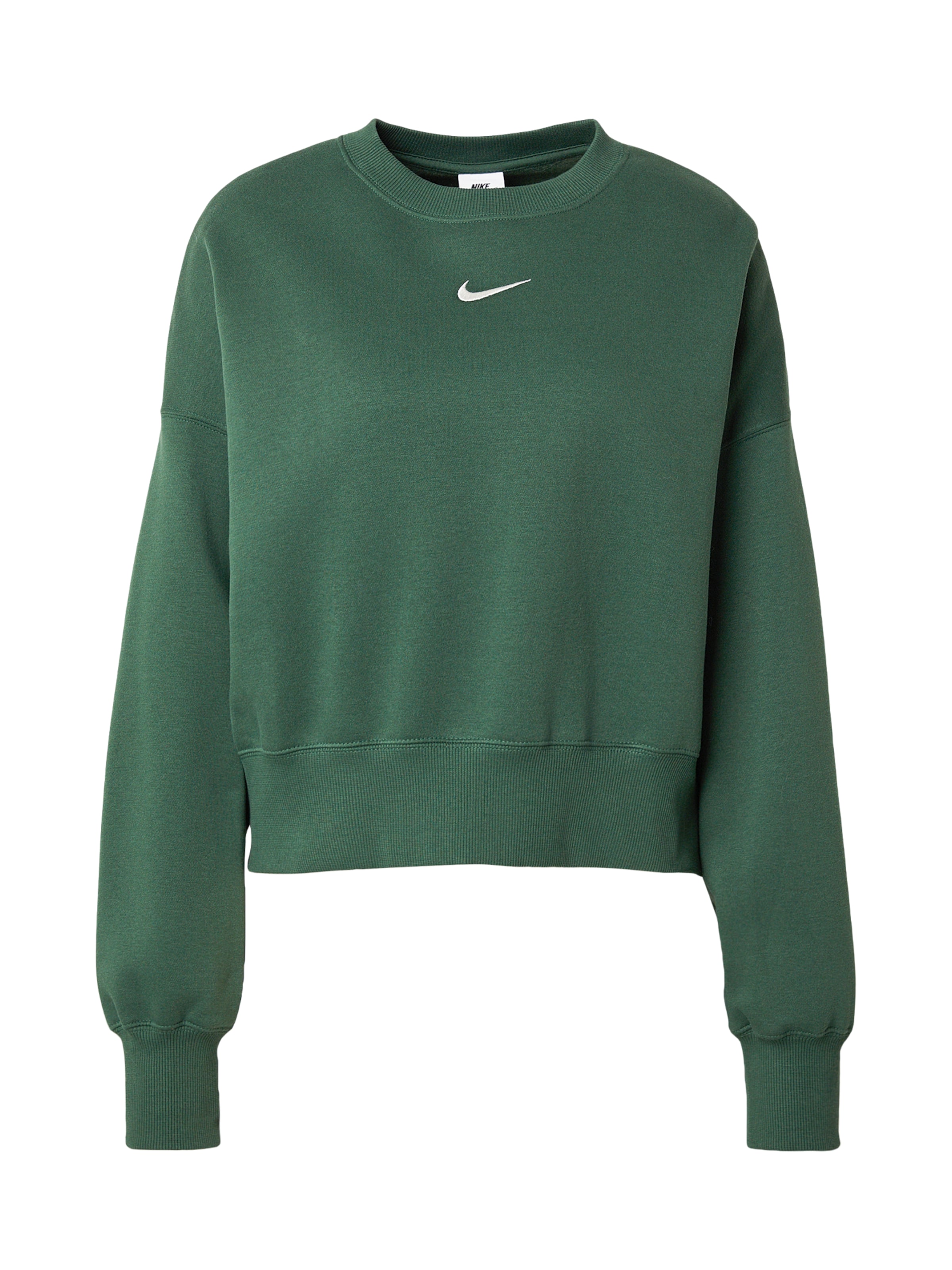 Nike Sportswear Tréning póló 'Phoenix Fleece' - zöld: elől