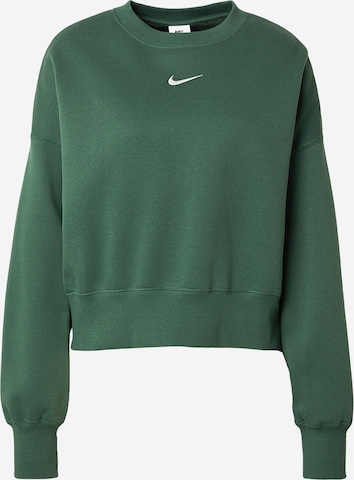 Nike Sportswear Sweatshirt 'Phoenix Fleece' in Grün: Vorderseite