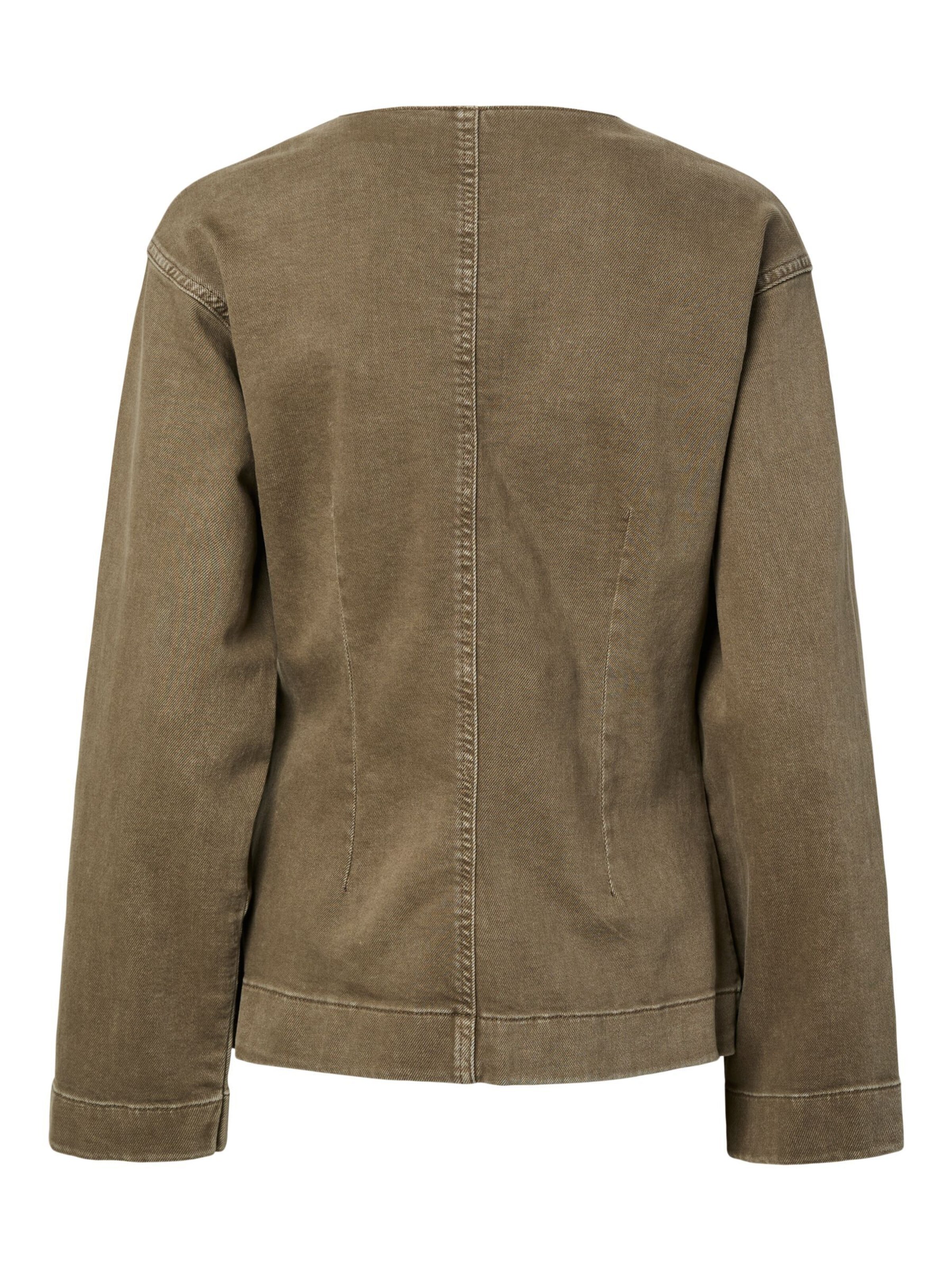 PIECES Between-season jacket 'SILKE ' in Green
