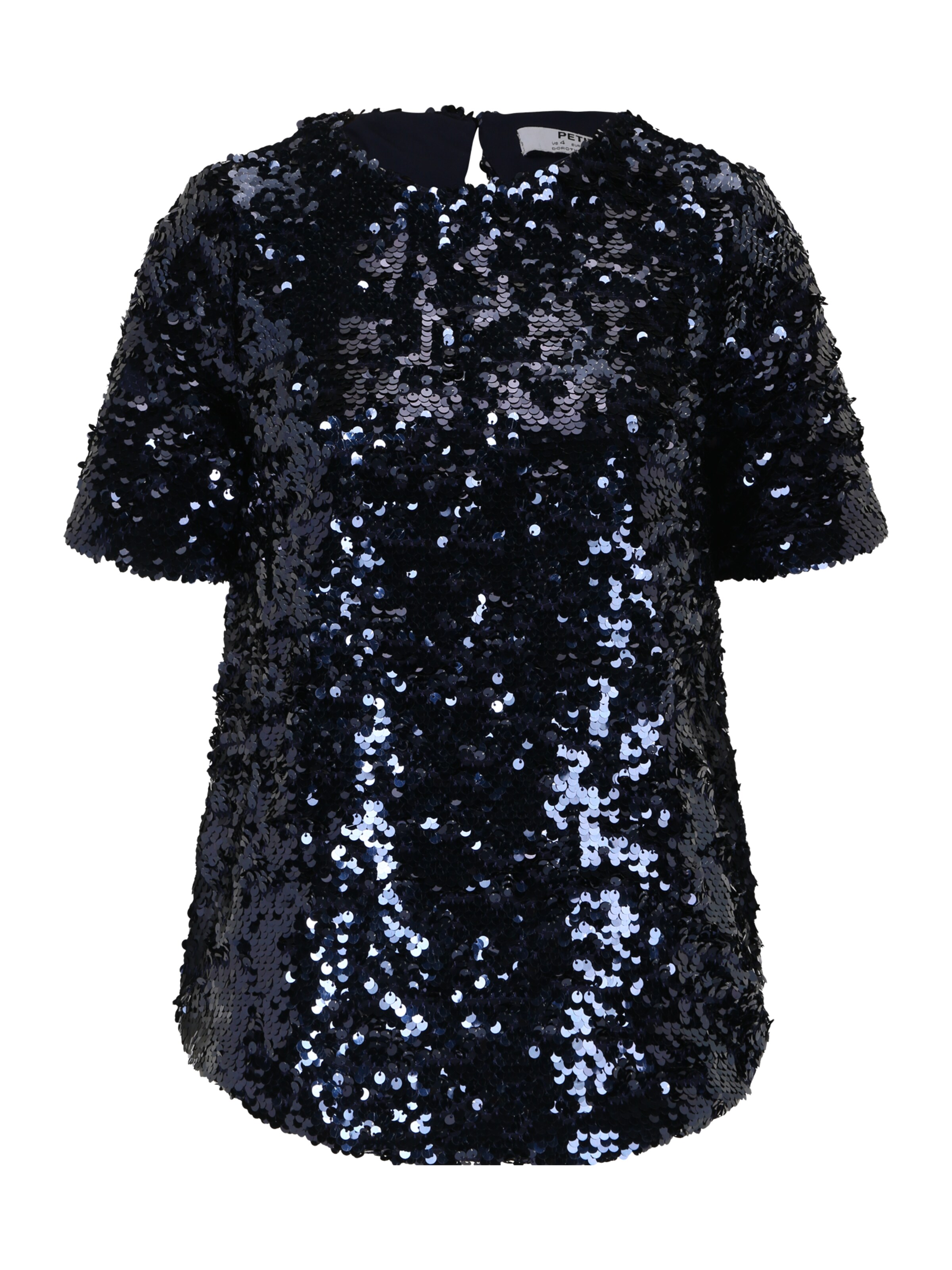 Dorothy Perkins Petite Blūze, krāsa - tumši zils, Preces skats