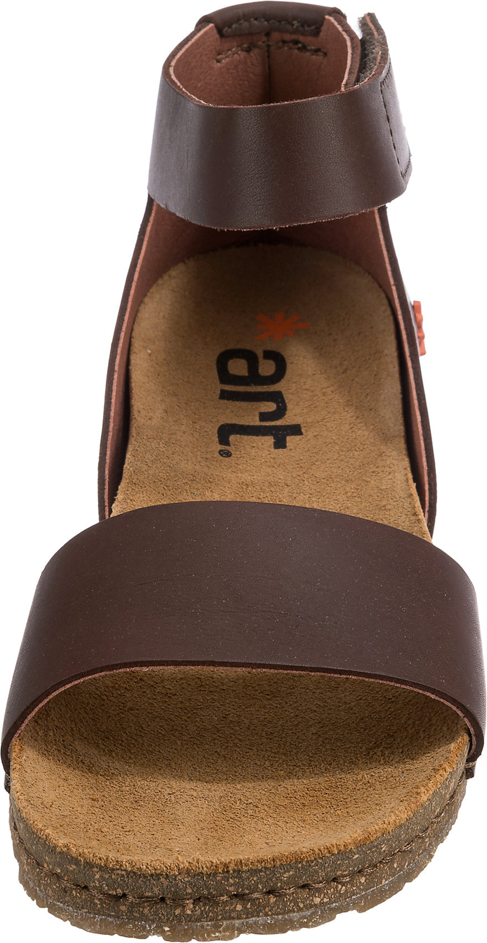 ART - Sandálias com tiras 'Creta' em castanho