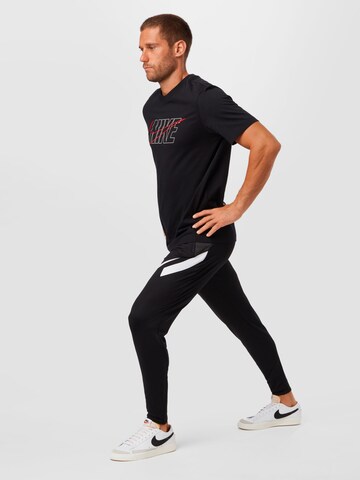 NIKE Slimfit Sporthose 'Strike' in Schwarz