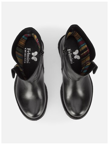 Felmini Wide Fit Ankle Boots in Black