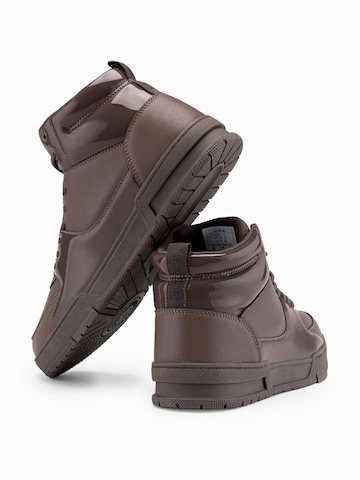 Ombre - Zapatillas deportivas altas en marrón