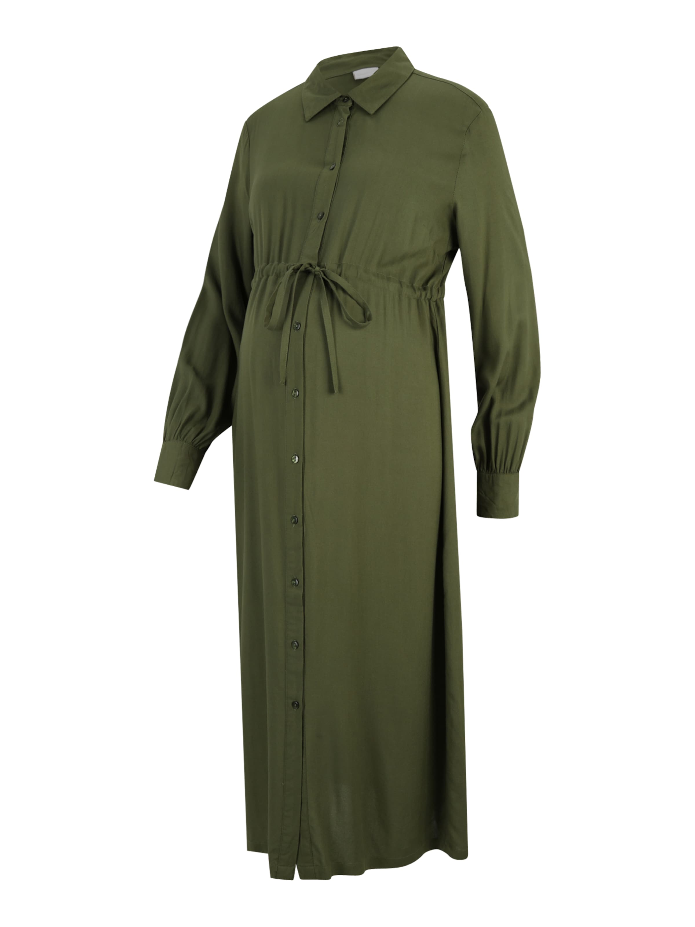 MAMALICIOUS Robe-chemise 'MLIMAN LIA' en vert, Vue avec produit