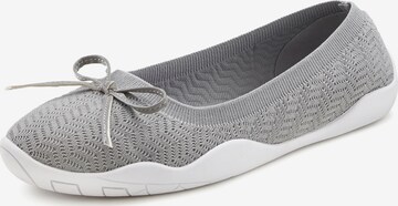 Ballerines LASCANA en gris : devant