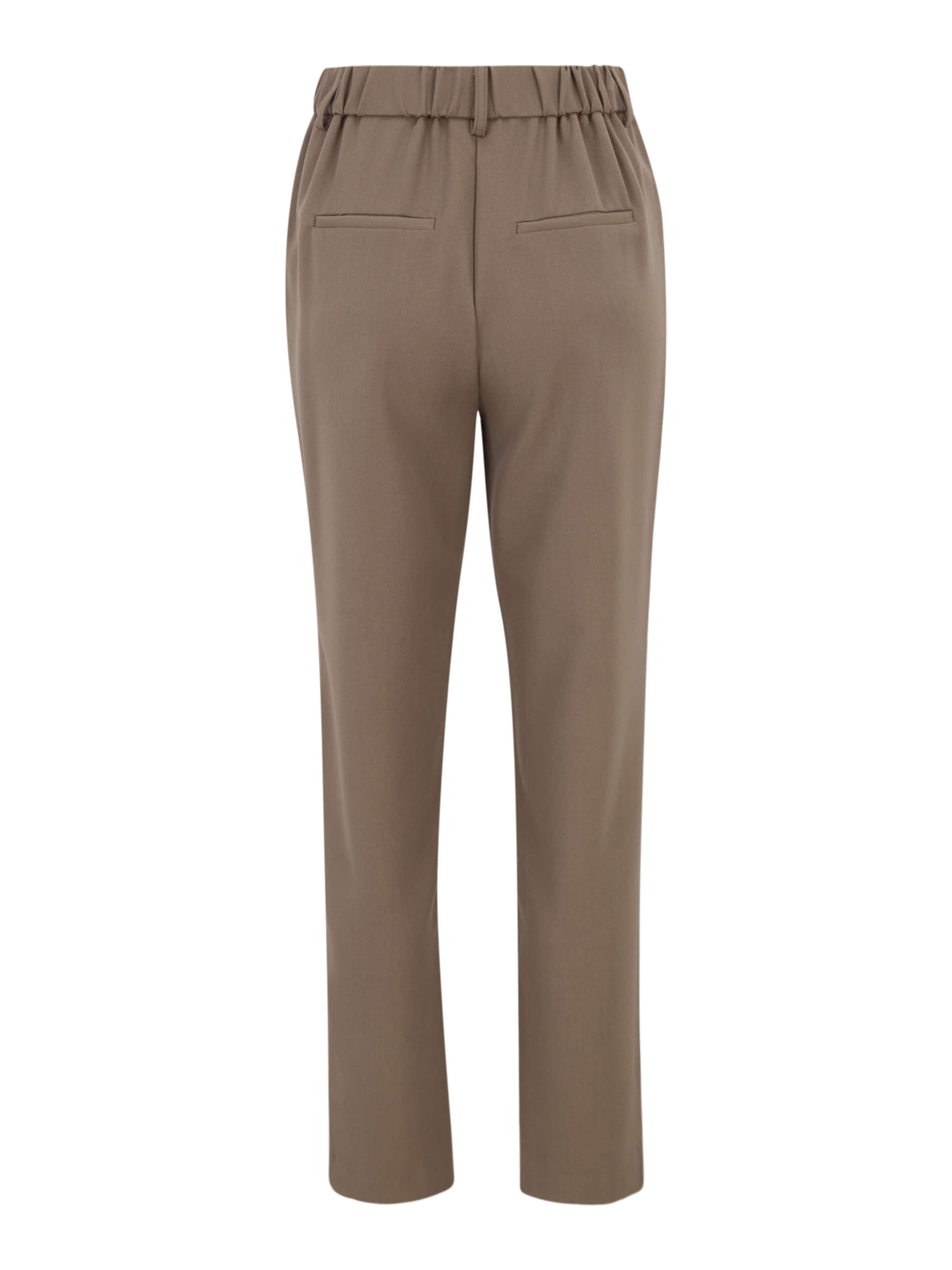 Regular Pantalon à pince 'PCKamil' PIECES en marron