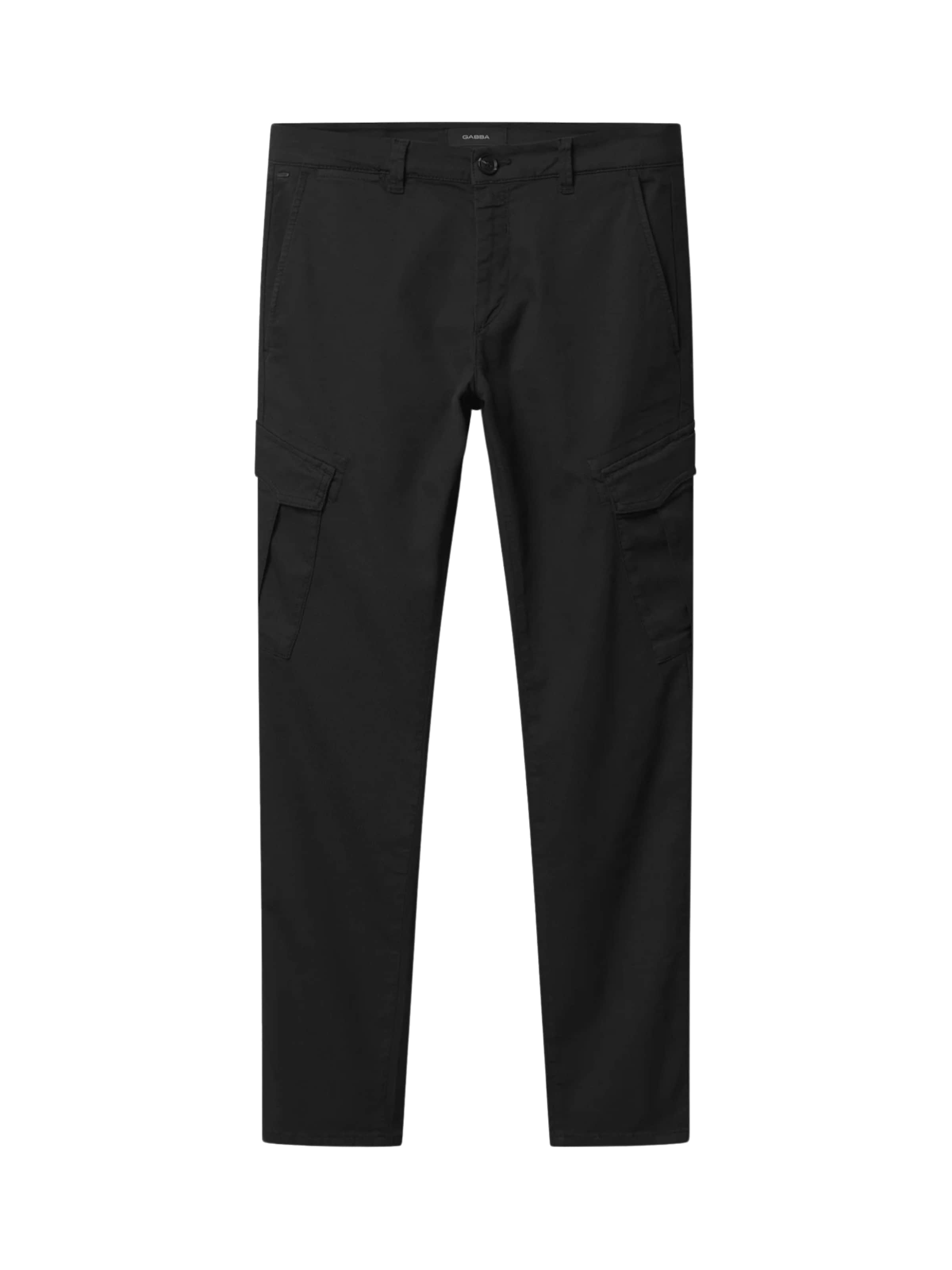 GABBA Slimfit Bukser 'Paul' i sort: forside