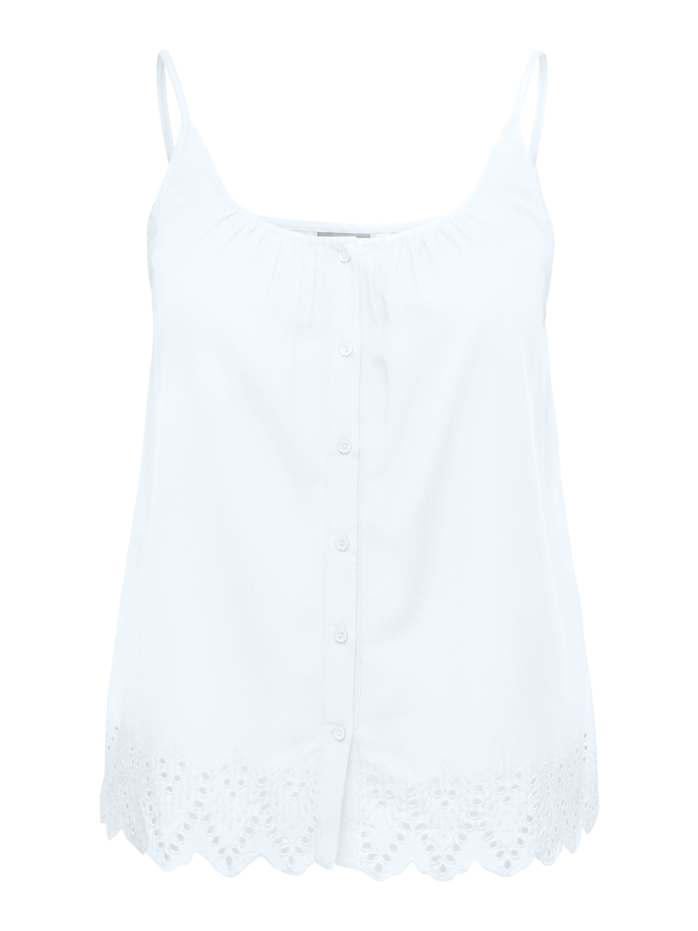 ONLY Carmakoma Τοπ 'CARTULUM' σε λευκό, Άποψη προϊόντος