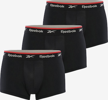 Pantaloncini intimi sportivi 'Redgrave' di Reebok in nero: frontale