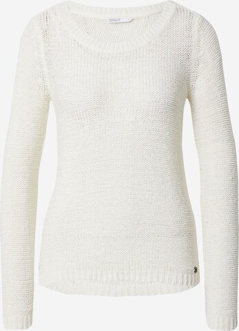 Pull-over 'Geena' ONLY en blanc : devant