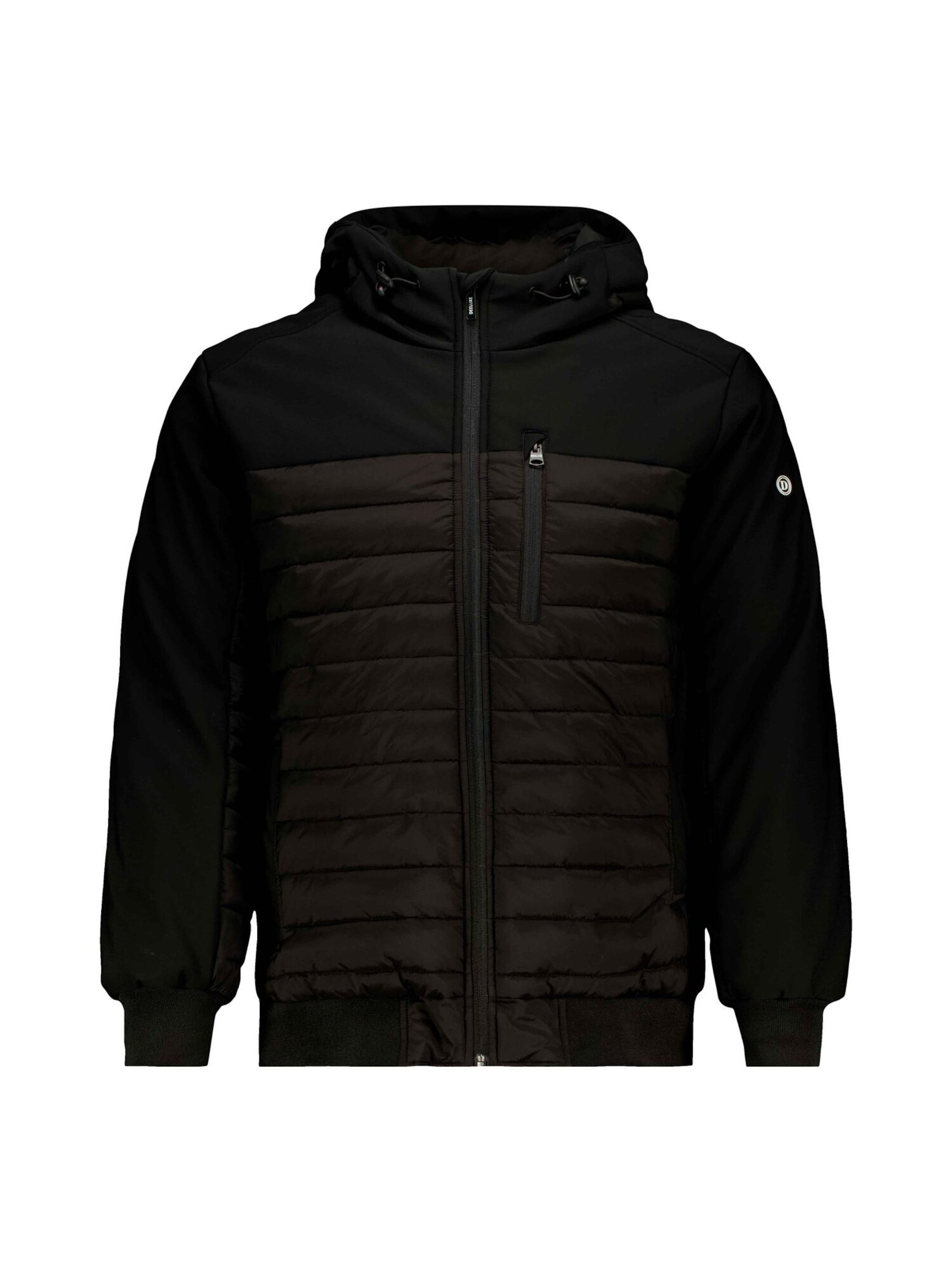 Veste mi-saison 'MENTOR' Deeluxe en noir : devant