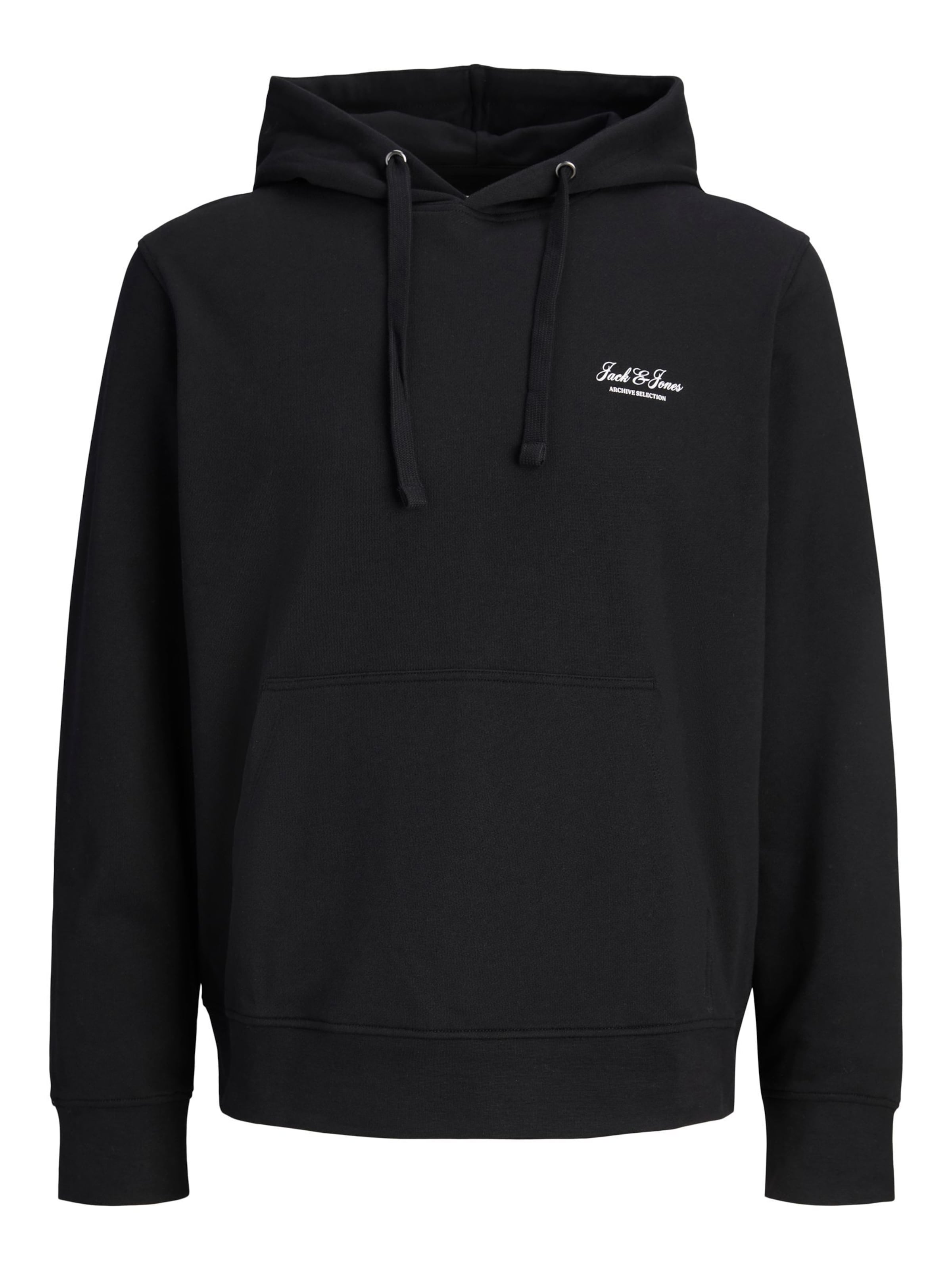 JACK & JONES Sweatshirt i sort: forside