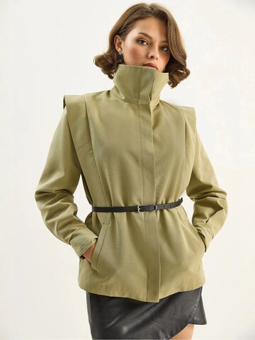 Veste mi-saison Bianco Lucci en vert