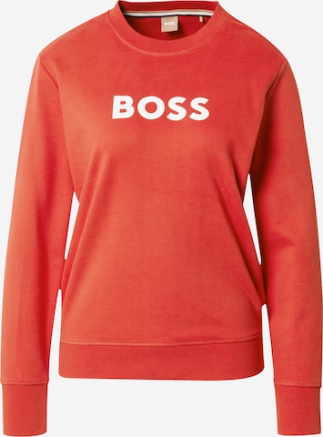 BOSS Sweatshirt 'Ela' i röd: framsida