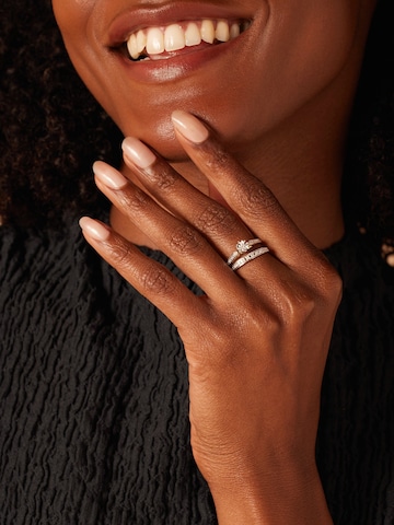 Lucardi Ring in Gold: front