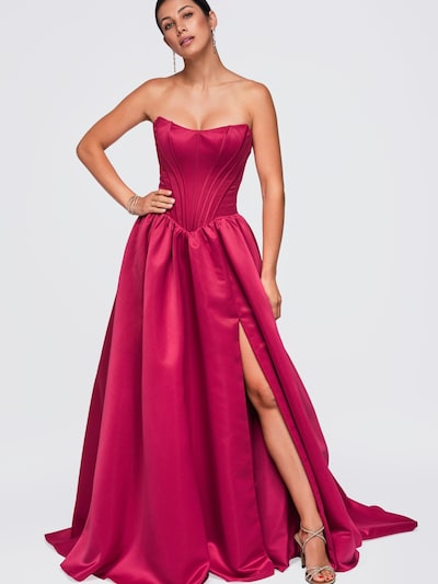 Ombre Abendkleid‌‌‌‌‌‌ in 36 in burgunder, Produktansicht