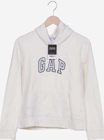 GAP Sweatshirt & Zip-Up Hoodie in M in White: front