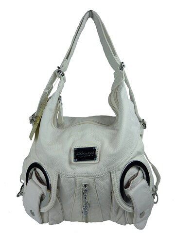 Kumixi Schultertasche '2in1 Rucksacktasche' in Weiß