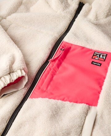 Superdry Fleece jacket in White