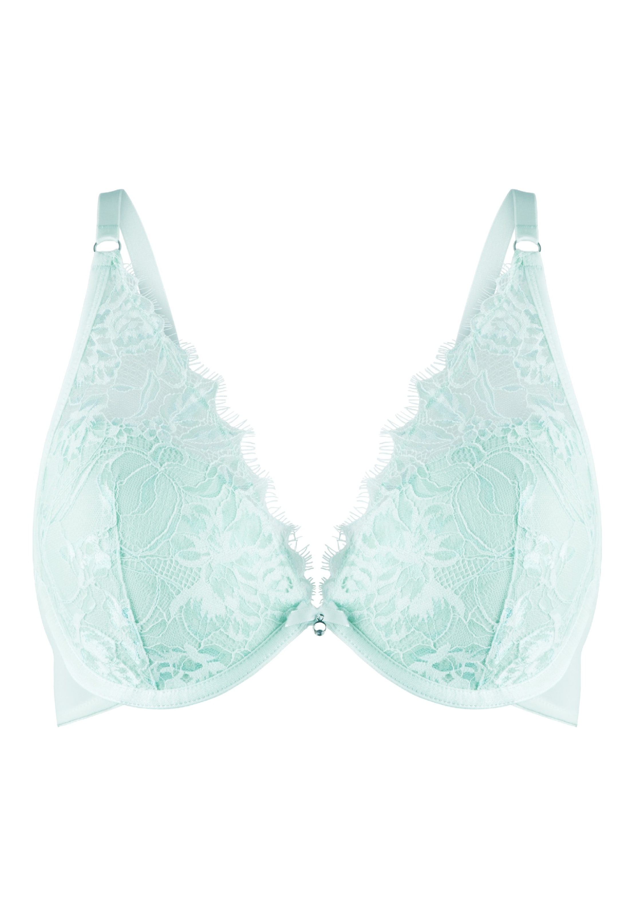 LingaDore Triangel BH in Blau: Vorderseite