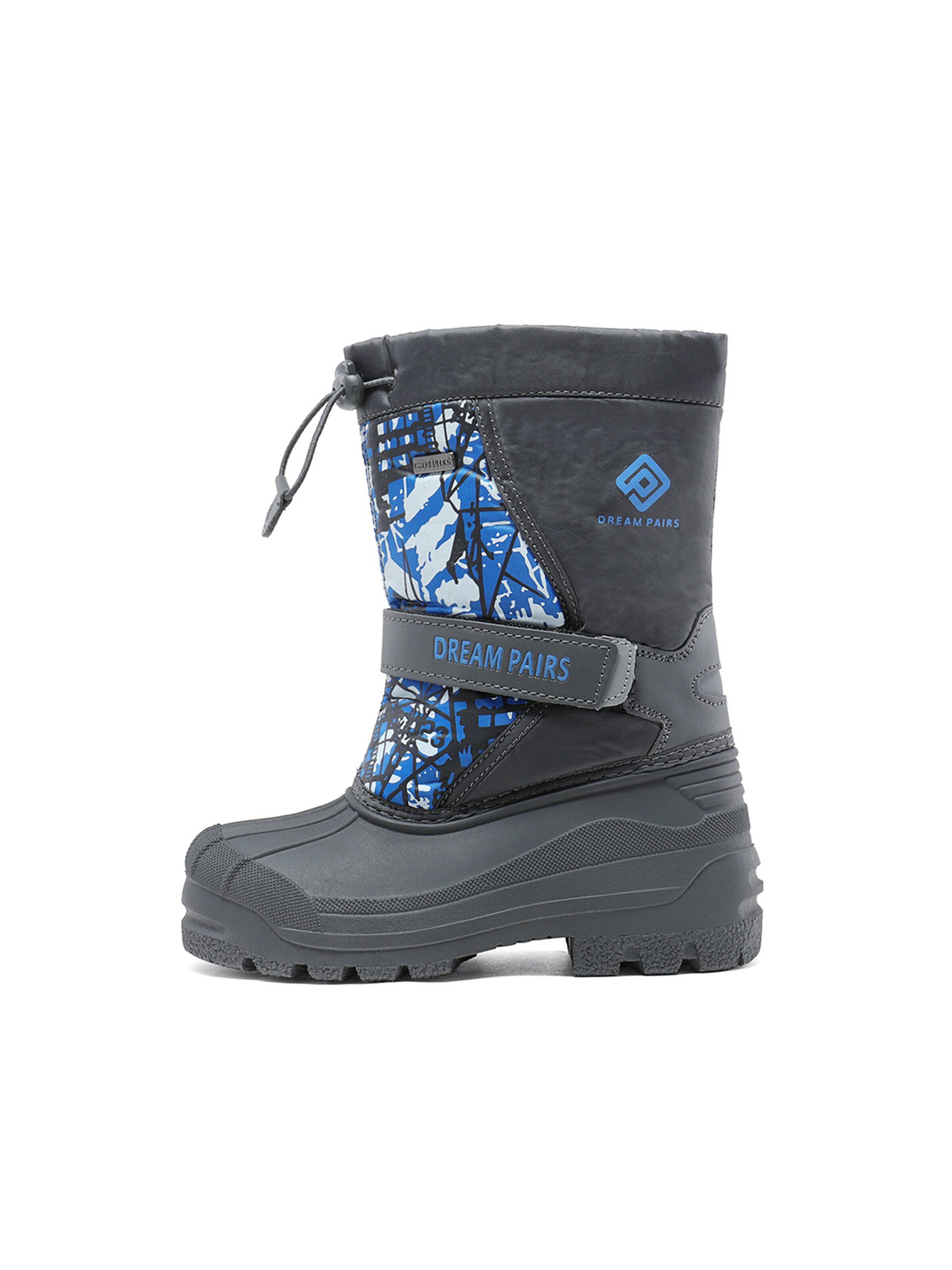 Bottes en caoutchouc 'Jungen Mädchen rutschfest wasserdichte' Dream Pairs en bleu : devant