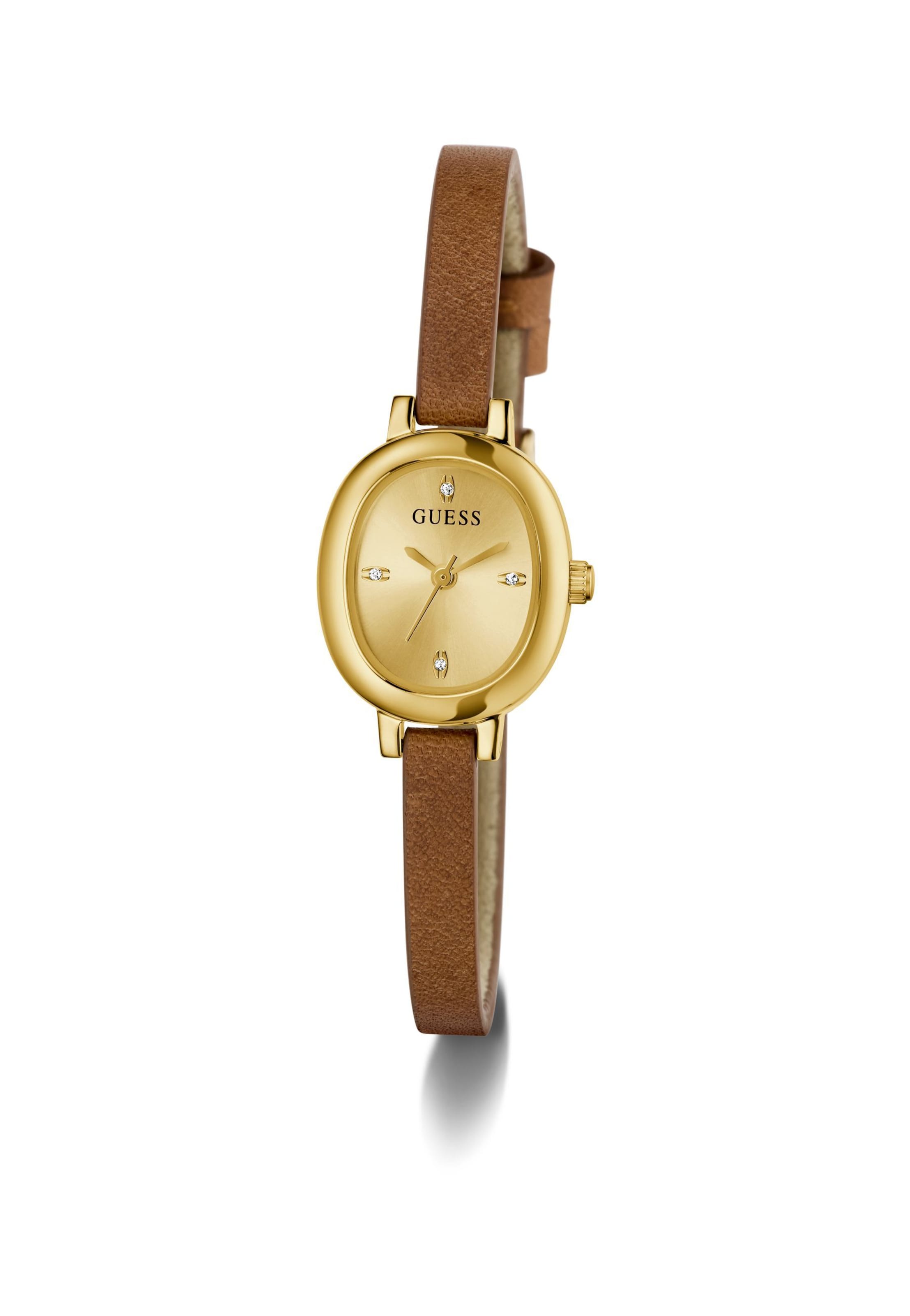GUESS Analog Watch 'PENELOPE' in Brown: front
