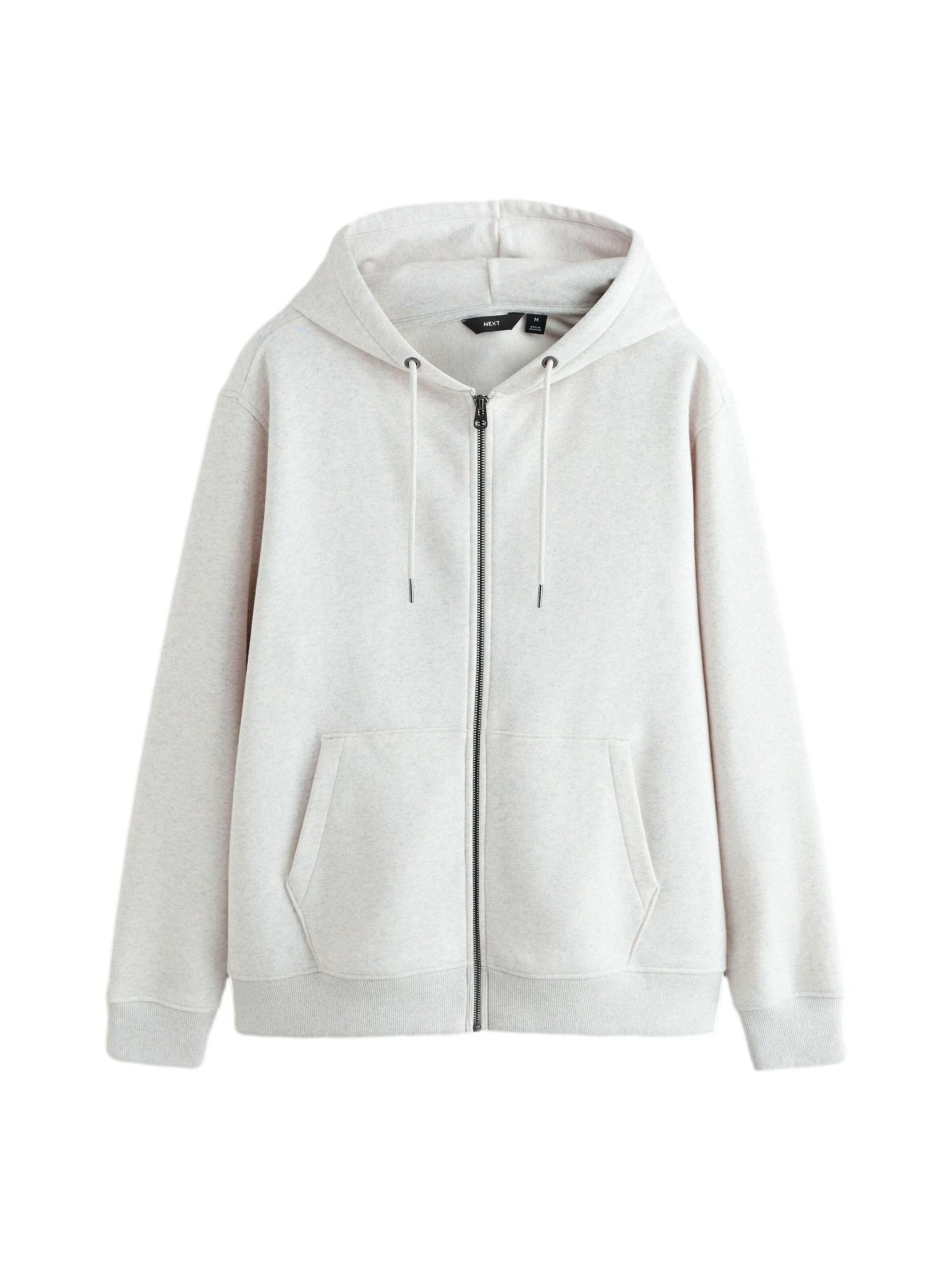 Next Sweatjacke in Grau: Vorderseite